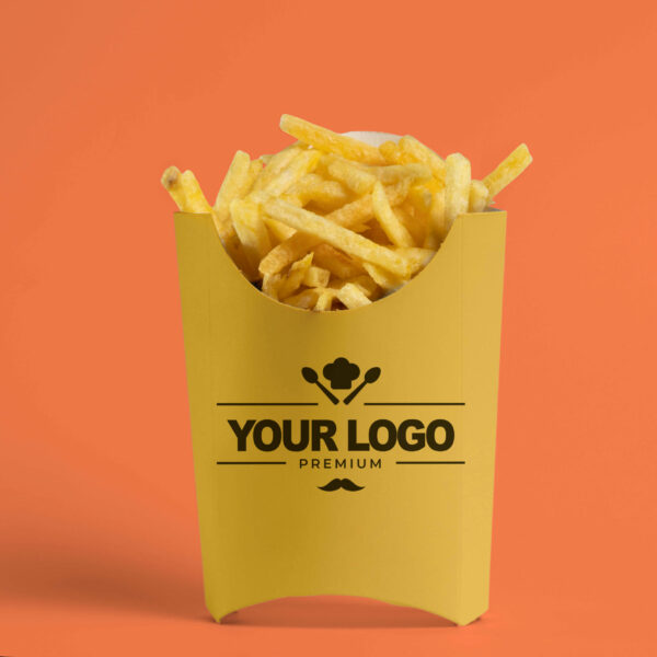 Pommes Box mit Logo – Individuell bedruckbar & Nachhaltig für Imbiss & Gastronomie