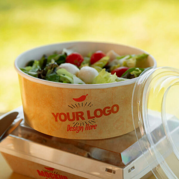 Salatschalen mit Logo – Frische & Sichere Verpackung für To-Go Salate