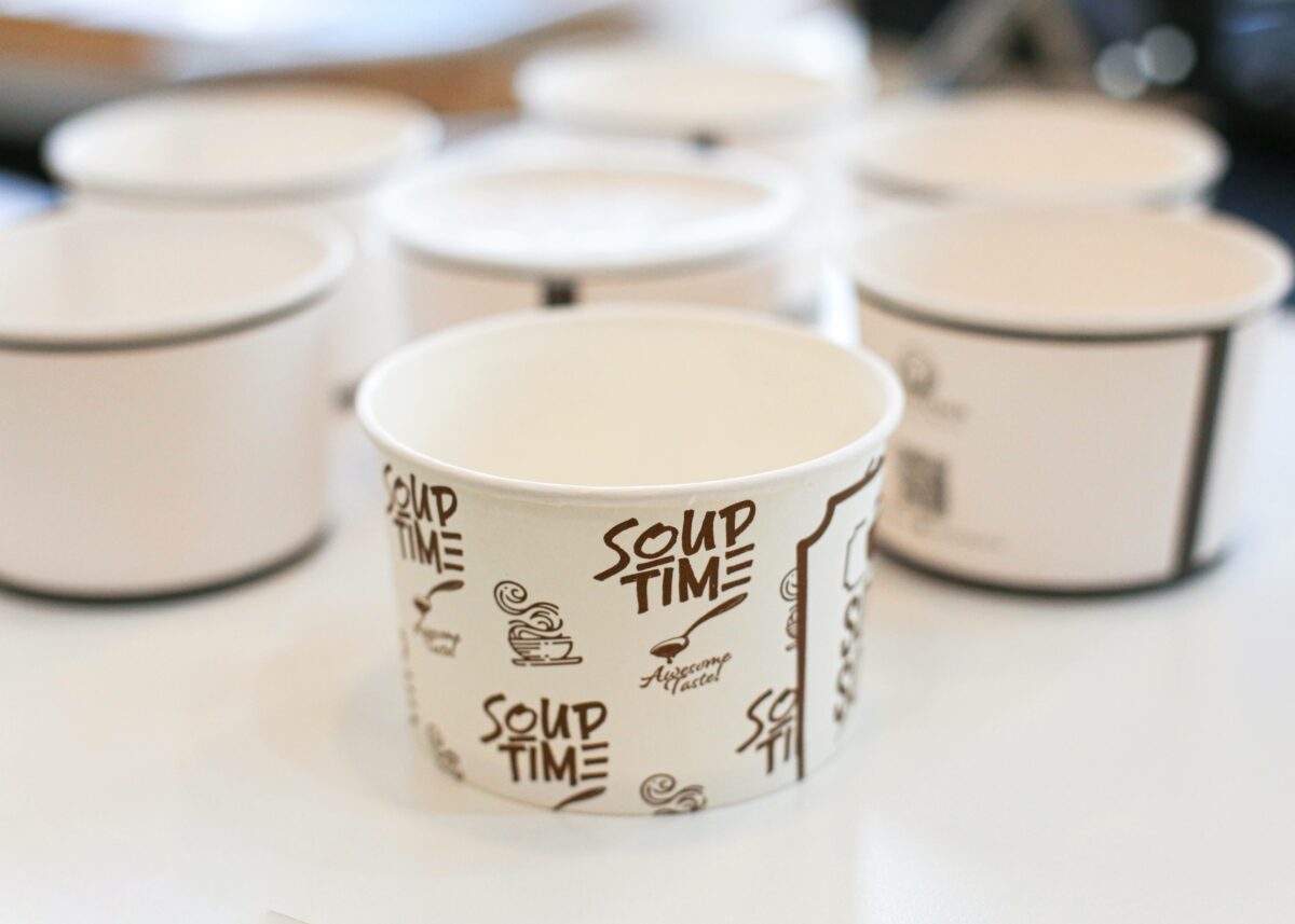 Suppenschalen mit Logo – Papierverpackung für Suppe & Eintopf To-Go – Bild 1